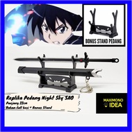 Gantungan Kunci Pedang Anime Sword Art Online Kirito Night Sky