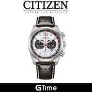 [Official Warranty] Citizen CA4640-09A Men's Eco-Drive Leather Strap Jam Tangan Lelaki Citizen Water