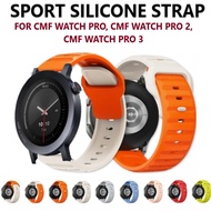 Sport Silicone Strap Band for Smart Watch CMF Watch Pro by Nothing, CMF Watch Pro 3 2