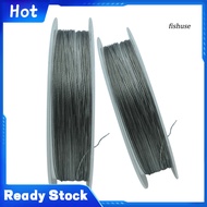 FH_50m 7 Strands Fishing Steel Wire Lines Braided Leader Coating String Trace Rig