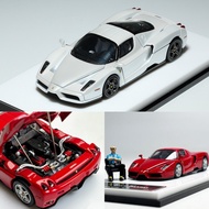 [Ready Stock MODEL Car] Ready Stock KING MODEL KM 1: 64 ENZO F60 Standard Red White ENZO Driving Cov