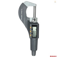 Digital Micrometer 0-25mm Electronic Digital Outside Micrometer 0.001mm High Precision Depth Microme