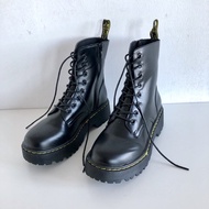 Ulzzang BOOTS with gold thread trim, 4cm high sole - LOCO BASIC BOOTS