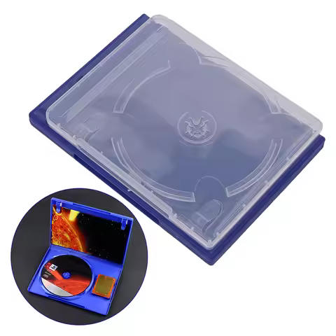 1pc For PS3 / PS3 Replacement CD Game Case Clear Blue Cover Protective Box Game Disk Holder CD DVD D