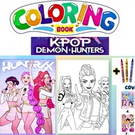KPOP DEMON HUNTERS COLORING ACTIVITY BOOK –FUN & EDUCATIONAL GIFT, BIRTHDAY GIVEAWAY, PARTY KIDS