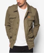 SUPERDRY 極度乾燥 100%全新原廠真品 M65式 ROOKY軍裝多口袋外套 軍綠色 S號