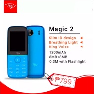 Spot second Itel Magic 2 it6131 Basic Mobile Phone Dual Sim Keypad Original