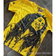 Jatimaika Original เสื้อยืด Bob Marley Rasta Reggae Shirt XS-5XL