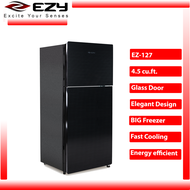 100% Real delivery  EZY EZ127A 4.5CU.FT. Glass Door Refrigerator (BLACK)