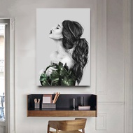 Decorative art girl wall canvas painting 60 x90 cm