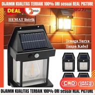 Solar Interaction Wall Lamp Solar Powered Sensor BK-888 LED Outdoor Durable
