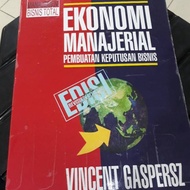 SELLING MANAGERIAL ECONOMIC BOOKS MAKING BUSINESS DECISIONS VINCENT GASPERSZ REVISION EDITION