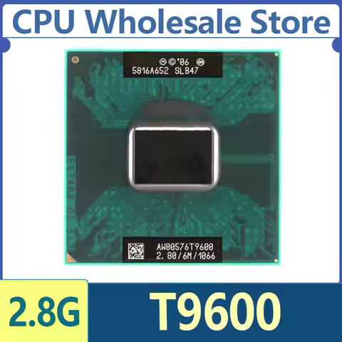 Intel Core 2 Duo T9600 Processor Mobile Notebook Laptop CPU SLG9F SLB47 Socket PGA478 Dual-Core 35W 