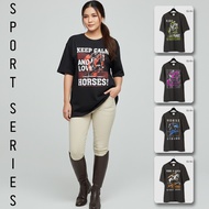 Horse Riding T-Shirt Horse Riding T-shirt Equestrian T-shirt Size SML DTF Print