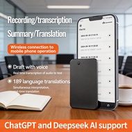 AI voice recorder transcription translation APP control