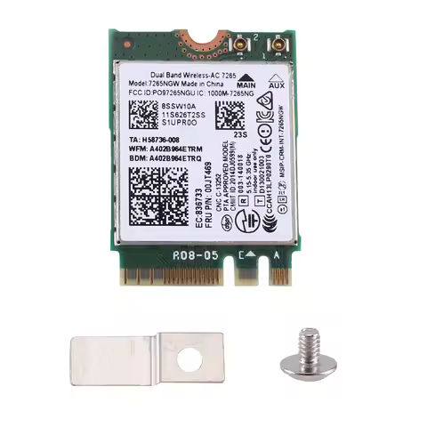 B48A AC7265 7265NGW WiFi Card FRU00JT469 802.11AC NGFF BT4.0 for Lenovo Thinkpad E550 E455 E555 Seri