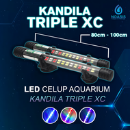KANDILA XC Lampu LED Celup Aquarium T4 3 Mode XC 80 100 Cm Noasis