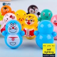 Mini Roly-poly Toy Cartoon Tumbler Fidget Doll Kids Baby Educational Toys 迷你不倒翁 Patung Goyang-Goyang