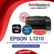 Printer Infus Tanki Warna A4 - Epson L1210 Pengganti Epson L1110 L310