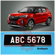 Perodua Ativa Number Plate Garnish License Frame Cover / Number Plate Frame / Number Cover Garnish