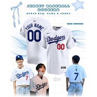 KPOP0003 | JERSEY BASEBALL DODGERS KPOP IDOL BTS RIIZE ENHYPEN NCT ATEEZ | REQUEST NAME & NUMBERbeba