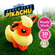 Pokemon Pikachu Eevee Evolution Flareon Soft Plush Toy Doll (30cm)