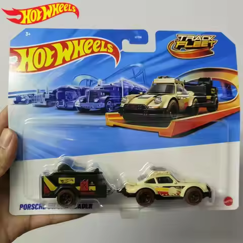 Genuine Hot Wheels Track Fleet Ultra Magnus Ultra Magnus Porsche 911 Off-Roader Speed Hauler 1:64 Di