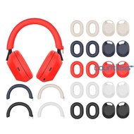 Headphone Case Headphone Protective Case Silicone Earmuff Shell Cover Soft Earpad Covers for Sony WH-1000XM5 Headphones [countless.sg]