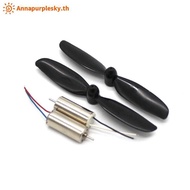 Annapurplesky DC 3.7V 50000RPM 8520 Coreless Motor with Cooling Hole for RC  TH