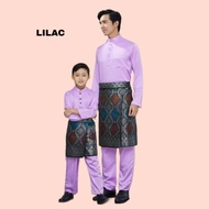 👍🏻BAJU MELAYU PL 2024 PURPLE LILAC DEWASA & BUDAK KANAK KANAK BAJU MELAYU PURPLE LILAC RAFIDA .
