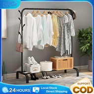 Ampaian Baju Rak Baju Sangkut Baju  Single Pole Clothes Drying Rack Clothes Hanger Rack Clothes Rack