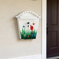 Vintage Design Garden Wall Mailbox Nostalgic Charm Farmhouse Mailbox Lockable