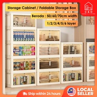 Stackable Storage Box Cabinet Storage Plastic Foldable Storage Box Drawer Cabinet Clothes Storage Ca