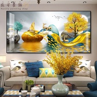 Living room decoration painting Nordic modern minimalist sofa background wall hanging painting Light