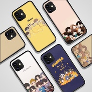 Casing for Apple iPhone 14 12 13 Pro Max MINI Case Phone Cover Cartoon bts threes