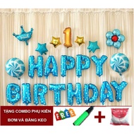 Birthday decoration balloon set - set 7A