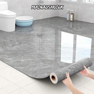 MAINAUSHUI6K Self-Adhesive Wallpaper, Non-Slip Peel and Stick Floor Tiles, Simple Imitation Marble W