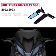 FOR T-MAX 560 Accessories Motorcycle New Rear View Mirror For T MAX TMAX560 2022 2023 CNC Aluminum Adjustable Rear View Mirror