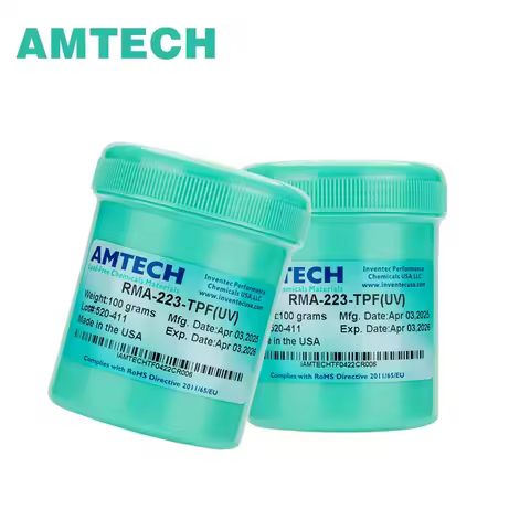 AMTECH 559/223 Flux Paste Set Welding Grease for Phone CPU Reballing Low Residue No Cleaning Welding