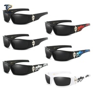 TYJPV Polarized Sunglasses,  Coast Driving Riding Hip-Hop Shades, Vintage Biker Gangster Style Wrapa