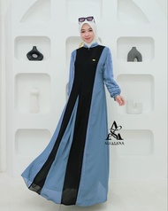 GAMIS WANITA TERBARU BUSANA MUSLIM MEWAH MADAIRA DRESS CERUTY BABYDOLL ALESYANA