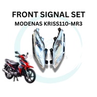 MODENAS KRISS 110 MR3 KRISS110 MR3 MOTORCYCLE FRONT SIGNAL LAMP SET FRONT SIGNAL LIGHT SET CLEAR