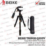 Tripod Beike Q555V Fluid Head Video Tripod Beike Q555 V BK-555V Q-555V