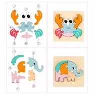 3D wooden puzzle toy - Meaningful gift for boys and girls to develop intelligence and creative think