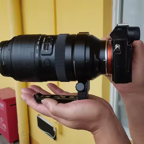 Lens Collar Support Tripod Mount Ring with Arca Quick Release Plate 1/4 & 3/8inch Screw Hole for Tam