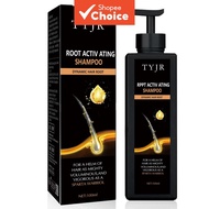 Root Activator Shampoo, a natural hair regrowth treatment for men and women, promotes thicker and da