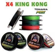 PDG Tomania X4  King Kong Braided Fishing Line  King Kong X4 Tali Mancing Tali Benang Mancing