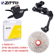 ZTTO MTB Shifter Groupset 1X8/9/10/11/12S Shifter Set Lever Rear Derailleur RD Chain 36T/40T/42T/46T