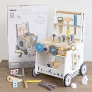 Wooden Nut Tool Cart Infant Children Trolley Walker Baby Learn to Walk Walker Educational Toys