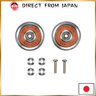 TAMIYA Mini 4WD 40th Anniversary HG 19mm Full Aluminum Bearing Roller Set 95643 Aluminum Color